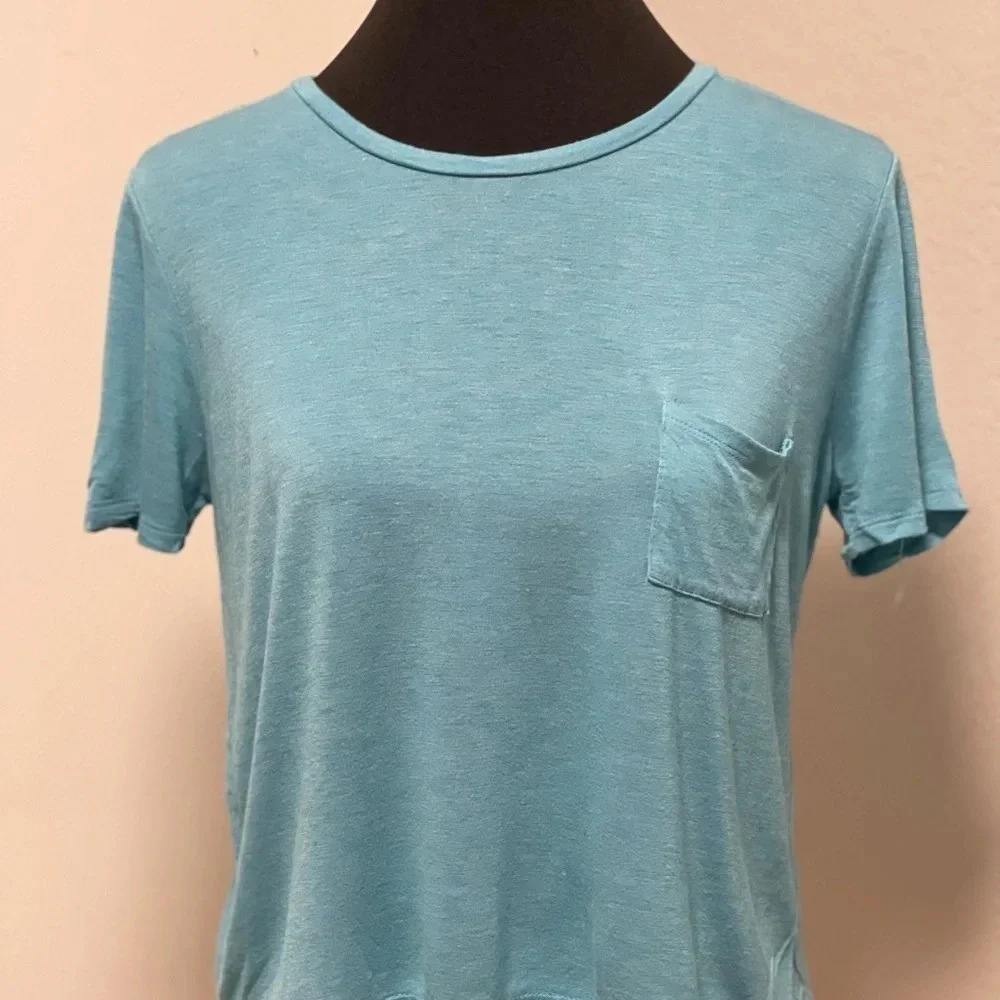 Tresics Teal Women’s Crop Top Large